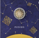 2 Ευρω coin card Puzuris -Πουζουρις -Λιθουανί 2024